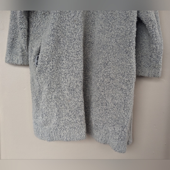 LOFT Wool & Alpaca Blend Long Oversized Cardigan Sweater, Gray (SIZE XS/S) - Picture 11 of 13